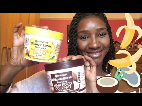 Garnier Fructis Hair Food 98% Natural Banana and Coconut Product Review