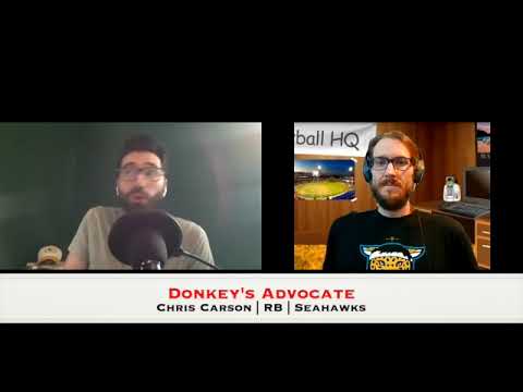 Donkey's Advocate   Chris Carson with Jake Trowbridge  | 2021 Fantasy Football