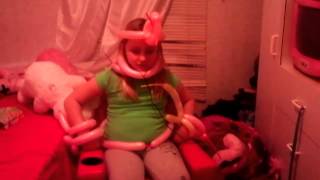 Stupid clown listens to music