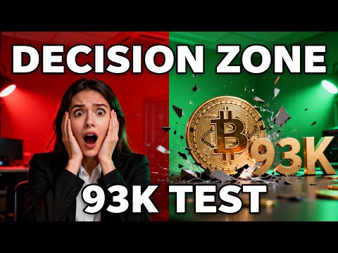 ⚠️ BITCOIN AT DECISION POINT: $93K Test After Vanguard Opens Crypto ETFs to 50 Million Investors