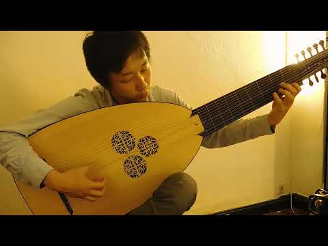 A short movie of Theorbo (Chitarrone)