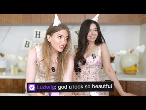 Ludwig just wants to flirt with QT