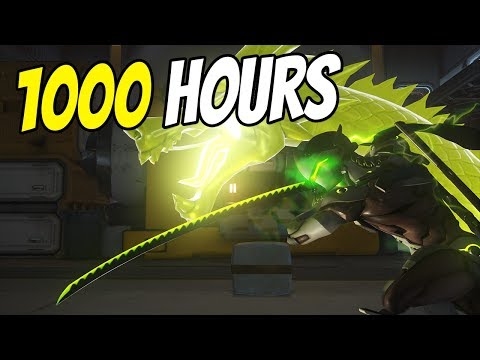 What 1000 Hours of Genji Experience Looks Like | Overwatch