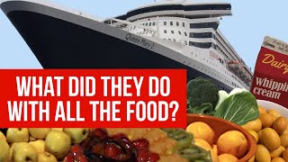 What did they do with all the Food during the Global Cruise Shutdown?