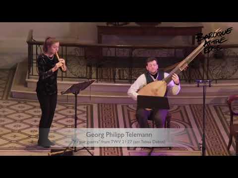 Tabea Debus and Alex McCartney performing Handel at BatE