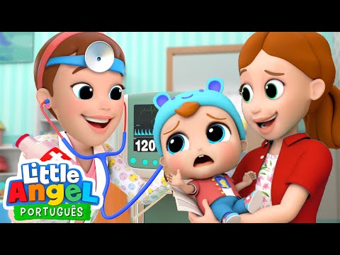 Capa de Joãozinho Vai ao Médico Pediatra! 🤒 | 🩺 Canal do Joãozinho - Little Angel Português