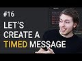 16: Exercise Using PHP | Scheduled Message Programming | PHP Tutorial | Learn PHP Programming