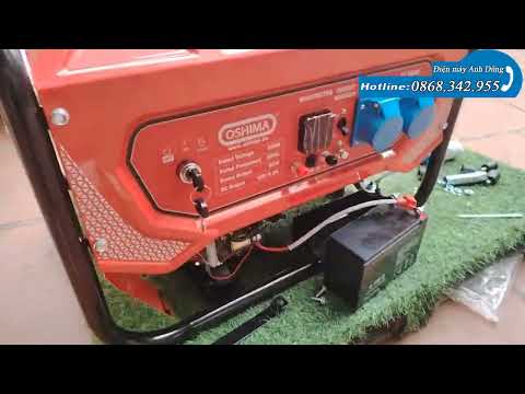 Trải Nghiệm Máy Phát Điện Oshima MPD-3000-D | Khởi Động Bằng Đề, Công Suất 3KW