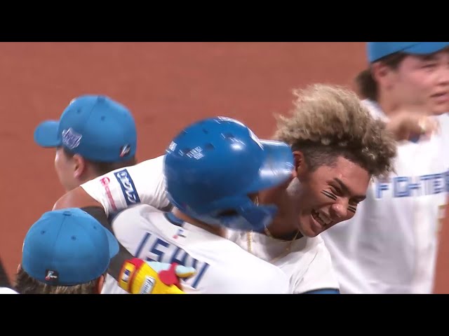 【9回裏】ここで決めた!! ファイターズ・水谷瞬 プロ初となるサヨナラタイムリーヒットを放つ!! 2025年8月13日 北海道日本ハムファイターズ 対 千葉ロッテマリーンズ