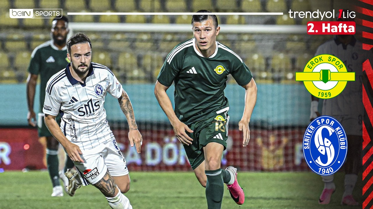 Esenler Erokspor - Sarıyer | Match HIGHLIGHTS Week 2 | Trendyol 1. Lig - 2026/27