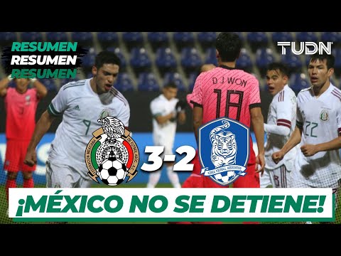 Resumen y goles | México 3-2 Corea del Sur | Amistoso 2020 | TUDN