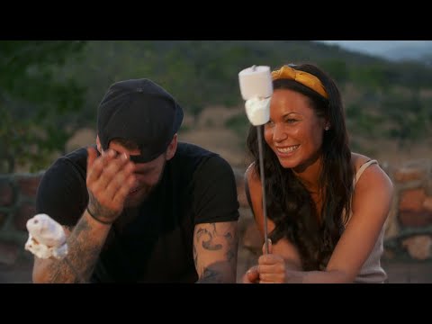 Simon Hermansson och Isabella Larka skrattar så de gråter på sin dejt - Bachelor (TV4)