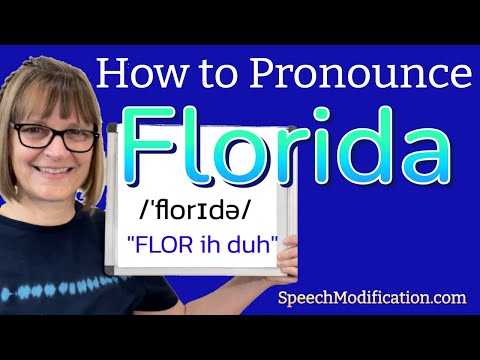 How to Pronounce Florida