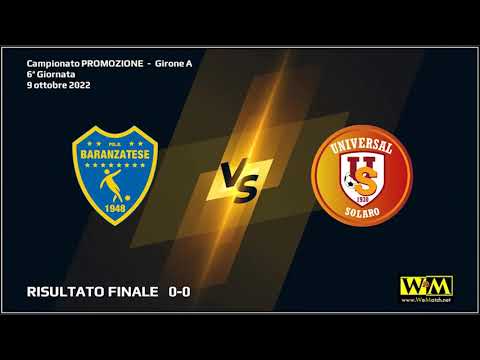 Baranzatese-Universal Solaro (9.10.22)