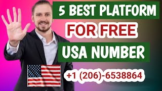 5 sites/Apps to get virtual number for Whatsapp verification /how to get free USA number