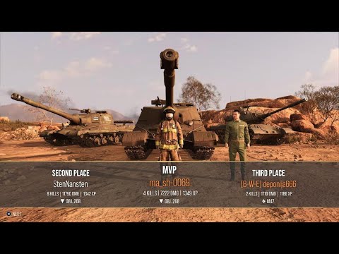 World of Tanks - Kasserine - Cold War Object 268 Mastery