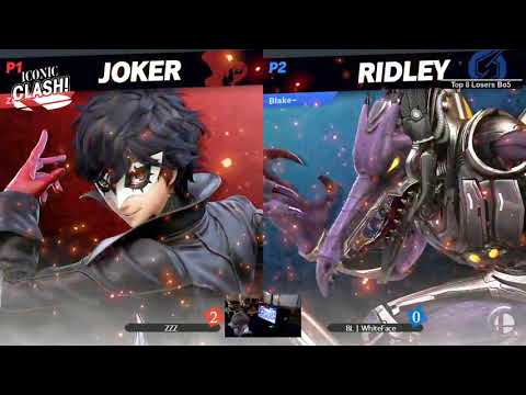 Iconic Clash! 6 Top 8 - ZZZ (Joker) vs WhiteFace (Ridley/Mewtwo)