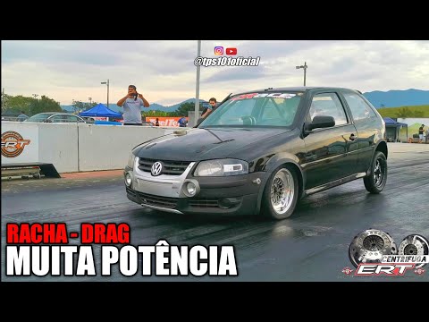GOL TURBO DE RACHA EM TESTE A MAIS DE 200 KM/H COM EMBREAGEM CENTRIFUGA ERT