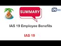 IAS 19 Employee Benefits: Summary - applies in 2024
