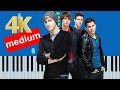 Big Time Rush Time Of Our Life Slow Medium Piano Tutorial 4K