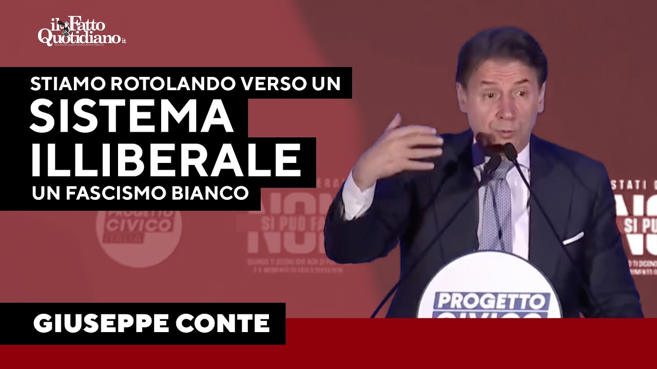 "Rotoliamo verso un sistema illiberale", Conte rilancia l'alleanza: "Riprendiamoci l'Italia"