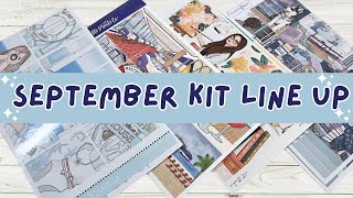 September 2025 7x9 Vertical Planner Weekly Kit Lineup