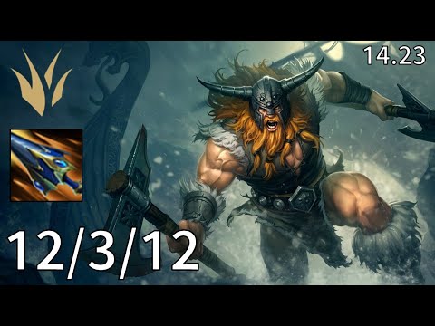 Olaf Jungle vs Kha'Zix - EUW Master | Patch 14.23