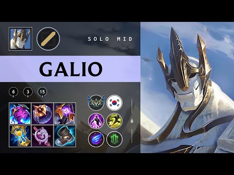 Galio Mid vs Orianna - KR Challenger Patch 25.23