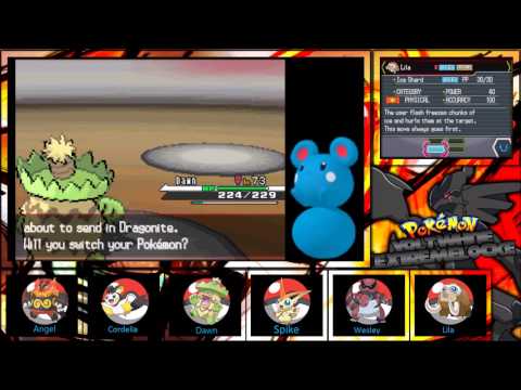 Let's Play Pokemon Volt White Extremelocke:  Part 25 - Iris And Her Dragons