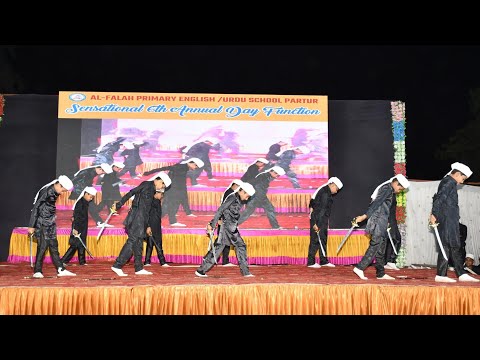 Ae Mard E Mujahid | Energetic Performance | Sensational 6th Annual Function | Alfalah School Partur.