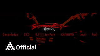 Musik-Video-Miniaturansicht zu Smoke (Remix) Songtext von Dynamicduo, ZICO, B.I, Jay Park, CHANGMO, Jessi, Padi