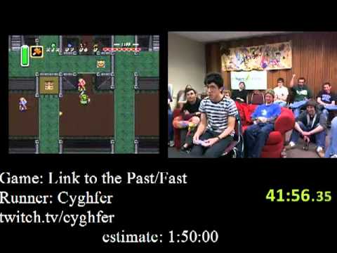 Zelda: A Link to the Past Speed Run (1:37:38) - AGDQ 2012