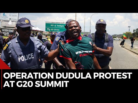 Operation Dudula Protests Outside G20 Summit in South Africa