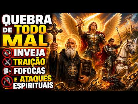 ⚔️ ORAÇÃO PODEROSA de PROTEÇÃO a SÃO BENTO, SÃO JORGE e SÃO MIGUEL ARCANJO