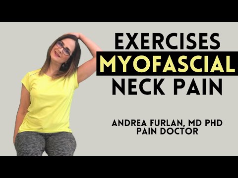 #012 Exercises for neck and shoulder pain caused by trigger points of myofascial pain syndrome