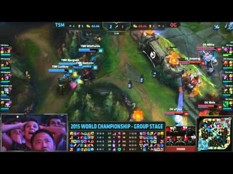 4 Man Flash - TSM vs OG - League of Legends