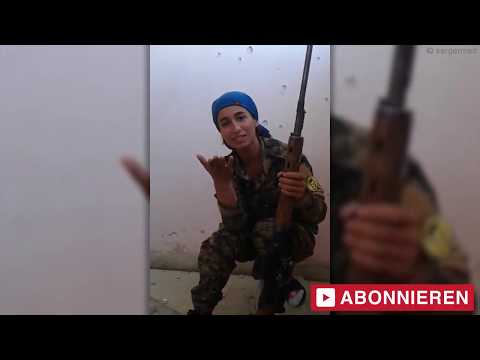 Scharfschützin wird um haaresbreite von IS Geschoss verfehlt