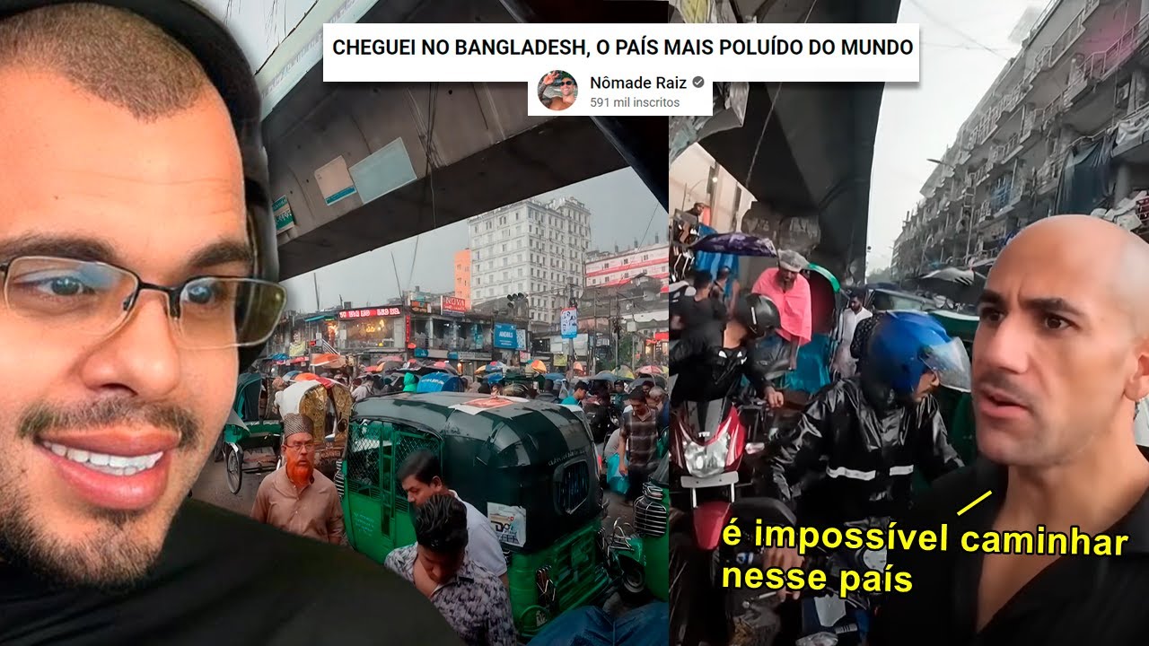 POR DENTRO DE BANGLADESH, A FAVELA DA ÁSIA - Maicon react