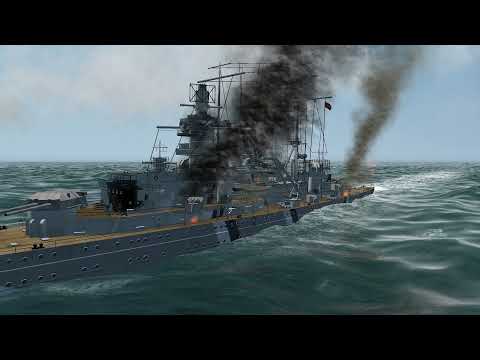 LSH3 | DKM Prinz Eugen vs HMS Exeter | Warship Battles #1