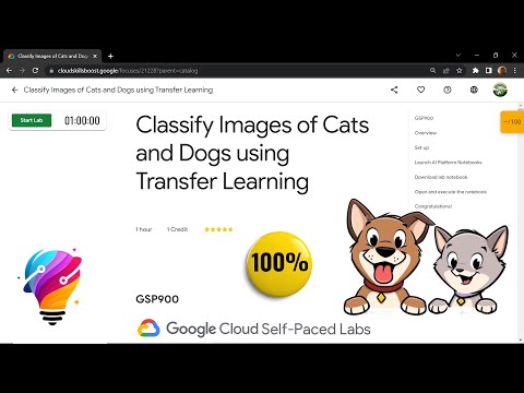 Classify Images of Cats and Dogs using Transfer Learning || [GSP900] || Solution