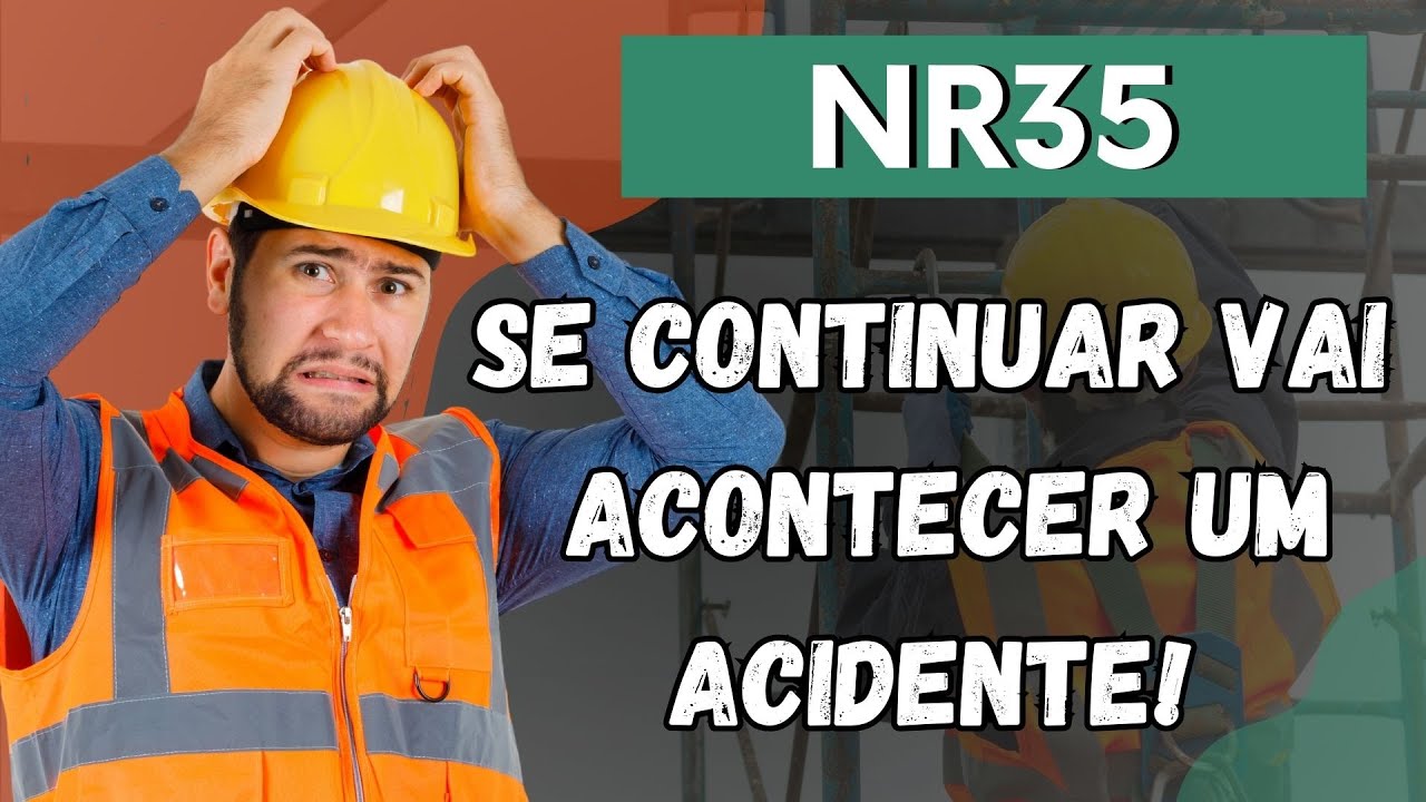 ⚠ Ele não fez o curso NR 35! 🏗🧑🔧 Não aprendeu sobre os Equipamentos de Segurança em Altura!