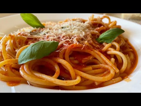 Spaghetti al Sugo di Pomodoro Fresco, Pizzutello
