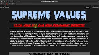 how to use supreme values