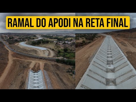 RAMAL DO APODI ESTÁ PERTO DE TERMINAR, EM UIRAÚNA PARAÍBA JÁ ESTÁ NA RETA FINAL. 