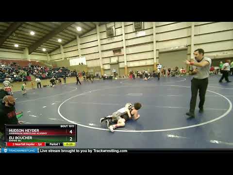 59 Lbs Champ. Round 1 - Hudson Heyder, Sanderson Wrestling Academy Vs Eli Boucher, Empire WC 5555