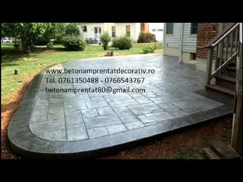 Beton Amprentat Băduleasa - Teleorman Tel.0761350488 -0766543767