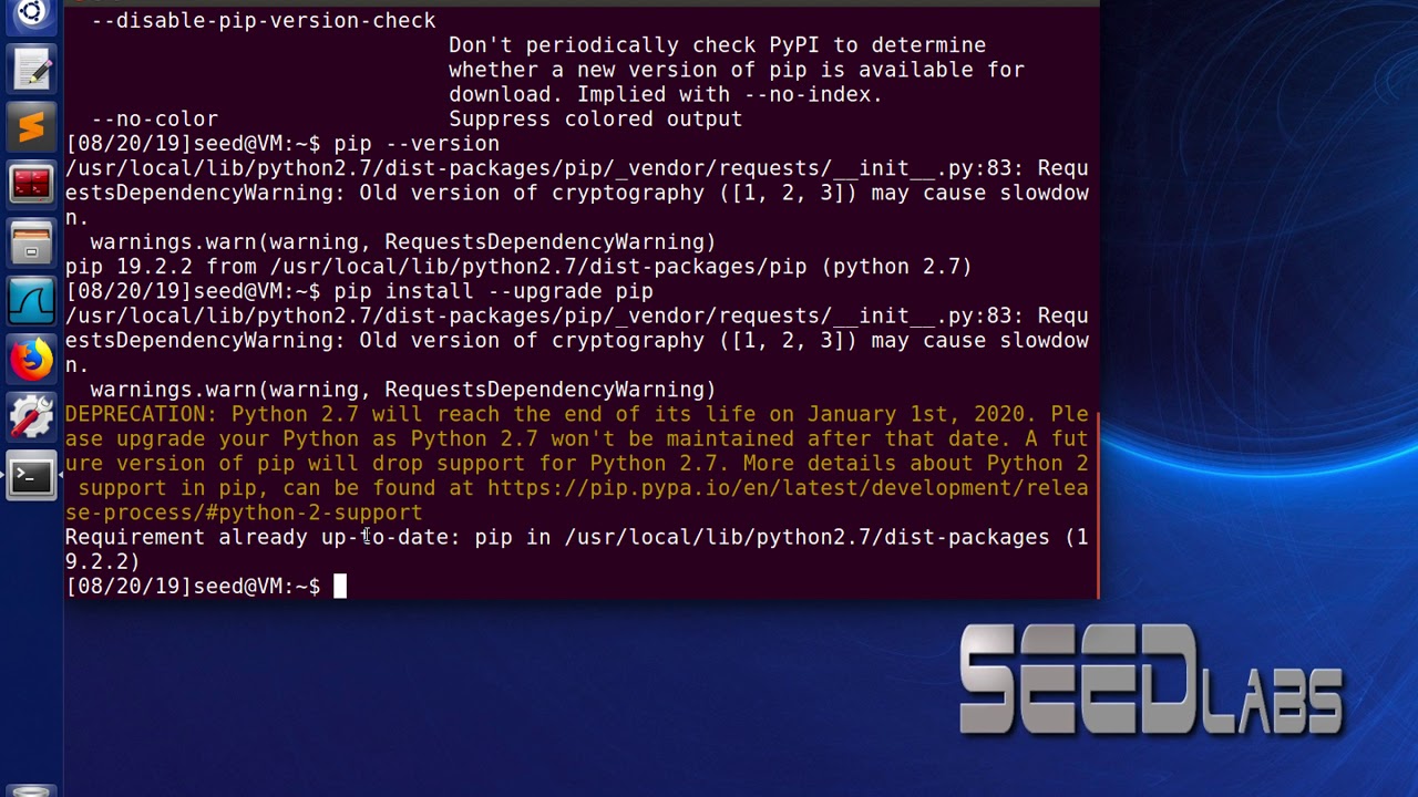 Python : How to install Scapy using pip