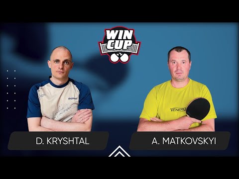 13:15 Dmytro Kryshtal - Andrii Matkovskyi West 2 WIN CUP 28.06.2024 | Table Tennis WINCUP