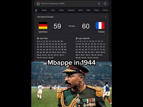 Dictator Mbappe in 1944 😂 #shorts #memes #mbappe