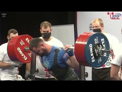 Oleksandr Rubets - 4th Place 1057.5kg Total - 120kg Class 2021 IPF World Open Championship